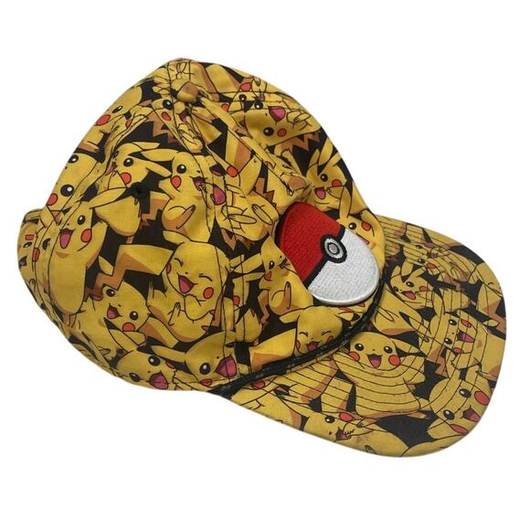 2015 One Size Snapback Pokemon Pikachu Cloth Cap Baseball Hat 14 & Older - Picture 1 of 4